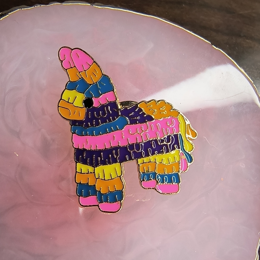 Colorful Pinata Enamel Pin - Picture 2 of 5